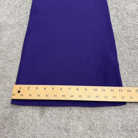 Aritzia Wilfred Saturn Ribbed Knit Bodycon Mini Tank Dress Womens Medium Purple - Picture 11 of 12